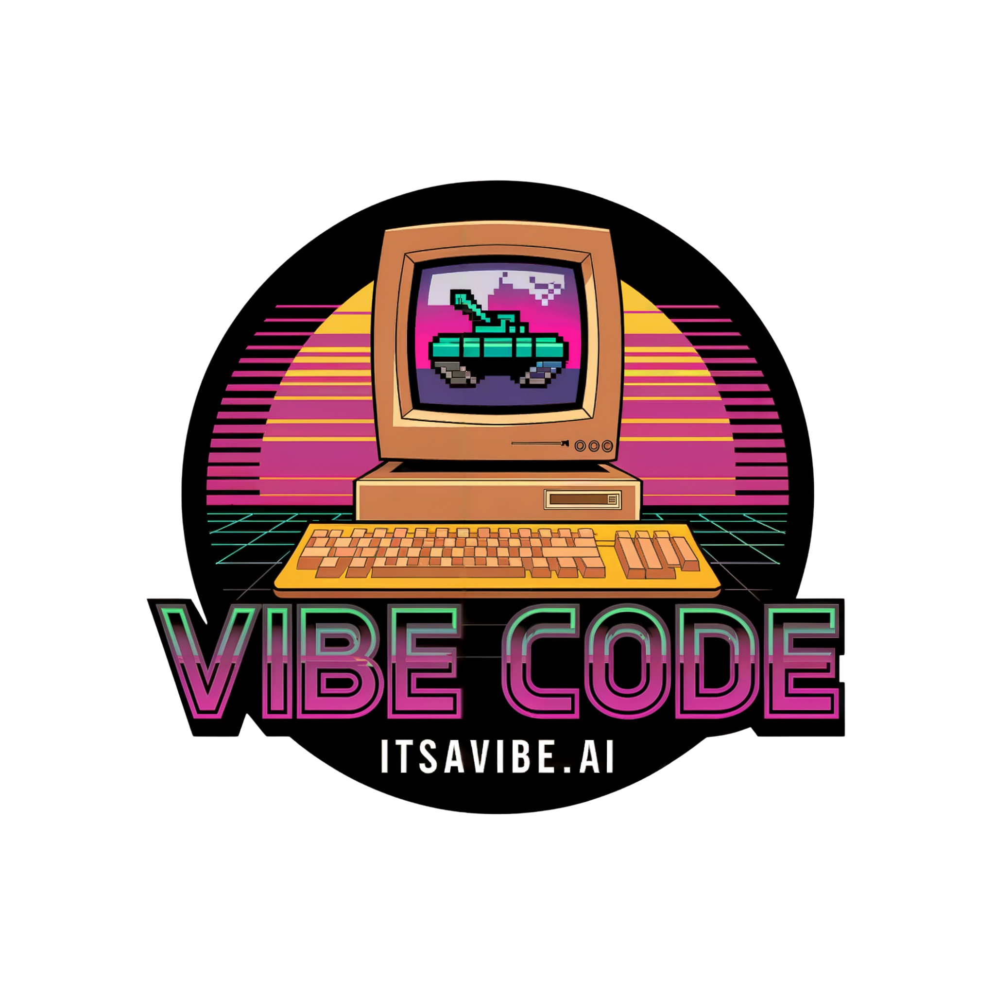 Vibe Code Logo Full Size